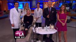 Dr. Simon Ourian demonstrated non-surgical mini-facelift on Fox TV's Good Day L.A.