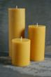 Hand Poured Beeswax Pillar Candles - Mohawk Valley Trading Company
