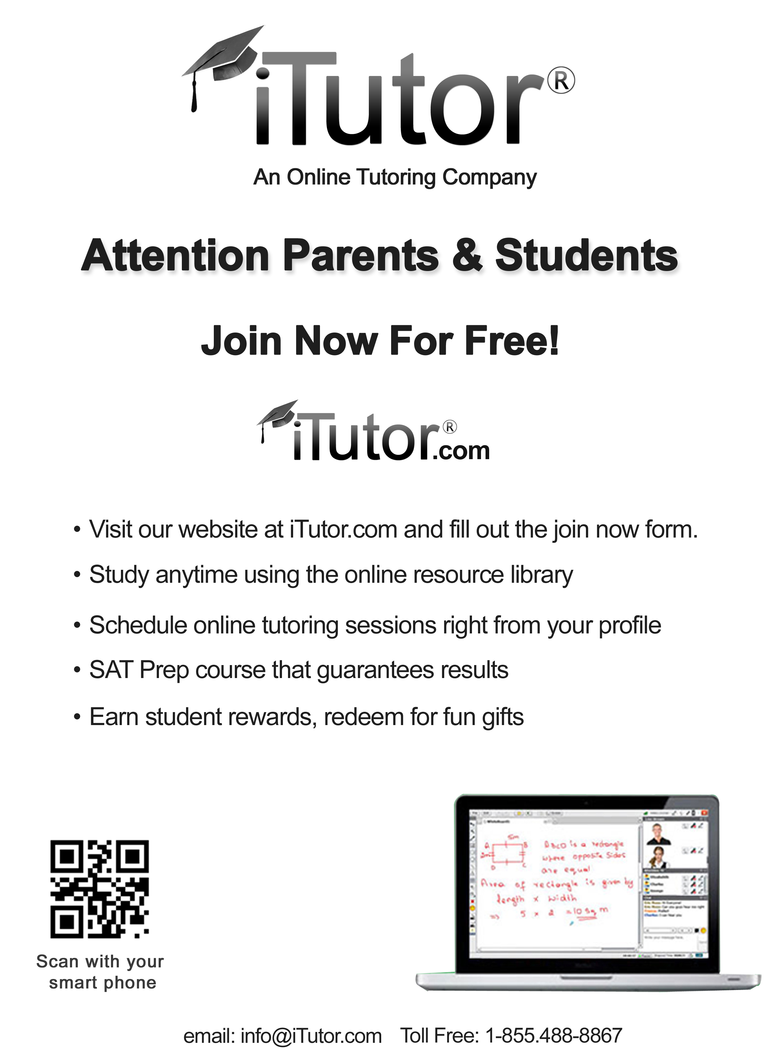 ITutor.com Campaigns for State Exam Preparation & Home 