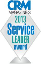 2013 CRM Magazine Service Leader Award