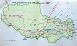 Tibet travel maps, Tibet tourist maps, New travel maps of Tibet, Map of Tibet