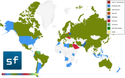 Project of the Month voting by country and by nominee (Image from http://twtpoll.com/ragr0e)
