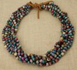 Natural Job’s Tears African Multi Strand Necklace