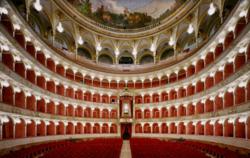 Inside the teatro dell' opera in Rome