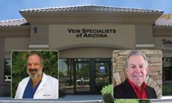 Board Certififed Cardiovascular Surgeon and Vein Specialist Jeffrey B. Alpern, D.O. with Gary L. Kersten, M.D., Board Certified Phlebologist at VSA in Phoenix