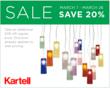 Save 20% on Kartell Lighting at Lightology through 3/26/13