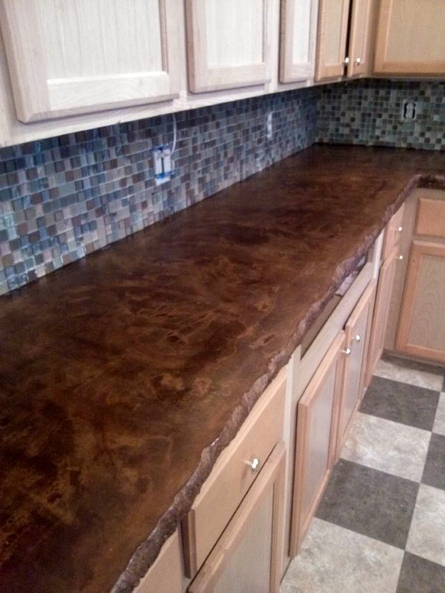 Picture 75 of Concrete Countertop Staining