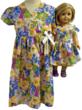 Matching Girl & Doll Flower Dresses