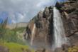 Colorado's largest free-falling waterfall, Bridal Veil Falls, in Telluride