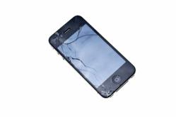 Cracked iPhone Glass