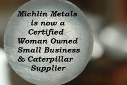 Woman Owned Small Business, WOSB, Caterpillar, Supplier, stainless steel round bar