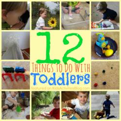 Things to do with toddlers