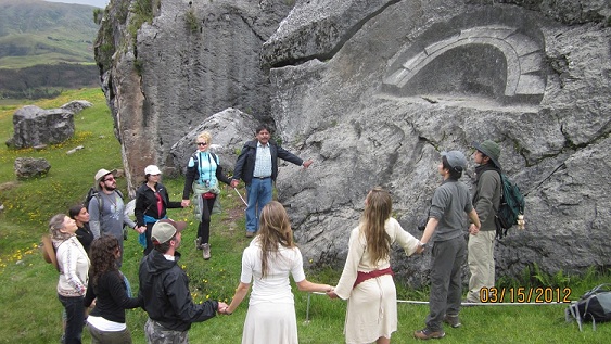 Ceremonial Circle in the Sacred Valley of Peru