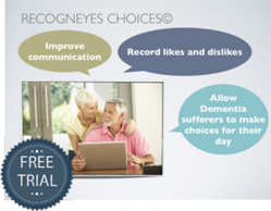 Free Trial of Recogneyes Choices Dementia App