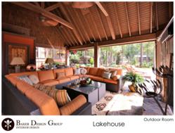 Outdoor Living Area Designed by Baker Design Group