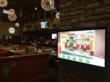 Touchscreen in restaurant shows sustainable initiatives