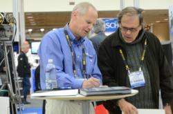 Researchers, suppliers, and end users meet in the SPIE DSS exhibition to share ideas and develop solutions.