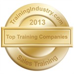 The trainingindustry.com seal designates Sandler Training as a  Top 20 Sales Training Firms for 2013
