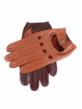 Dents two-tone Cognac and English Tan driving gloves