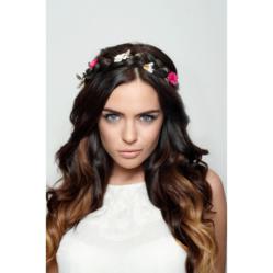 plaited festival hair band and ombre clip in extensions