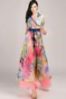 Maxi Dress,Floral Print Dress,Wrapped Front Dress