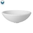 VG07039 -  VIGO White Phoenix Stone Glass Vessel Bathroom Sink