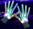 LED Gloves in Rainbow from Glowsource.com