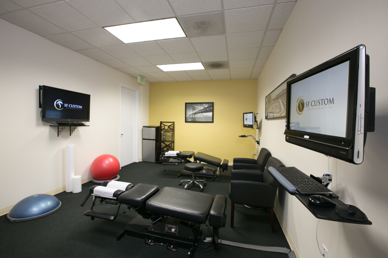 SF Custom Chiropractic Treatment Room