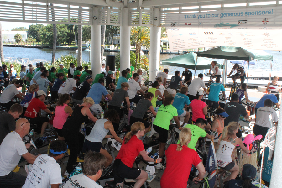 More than 66 team and over 600 spinners participated in 5th Annual Spin-A-Thon.
