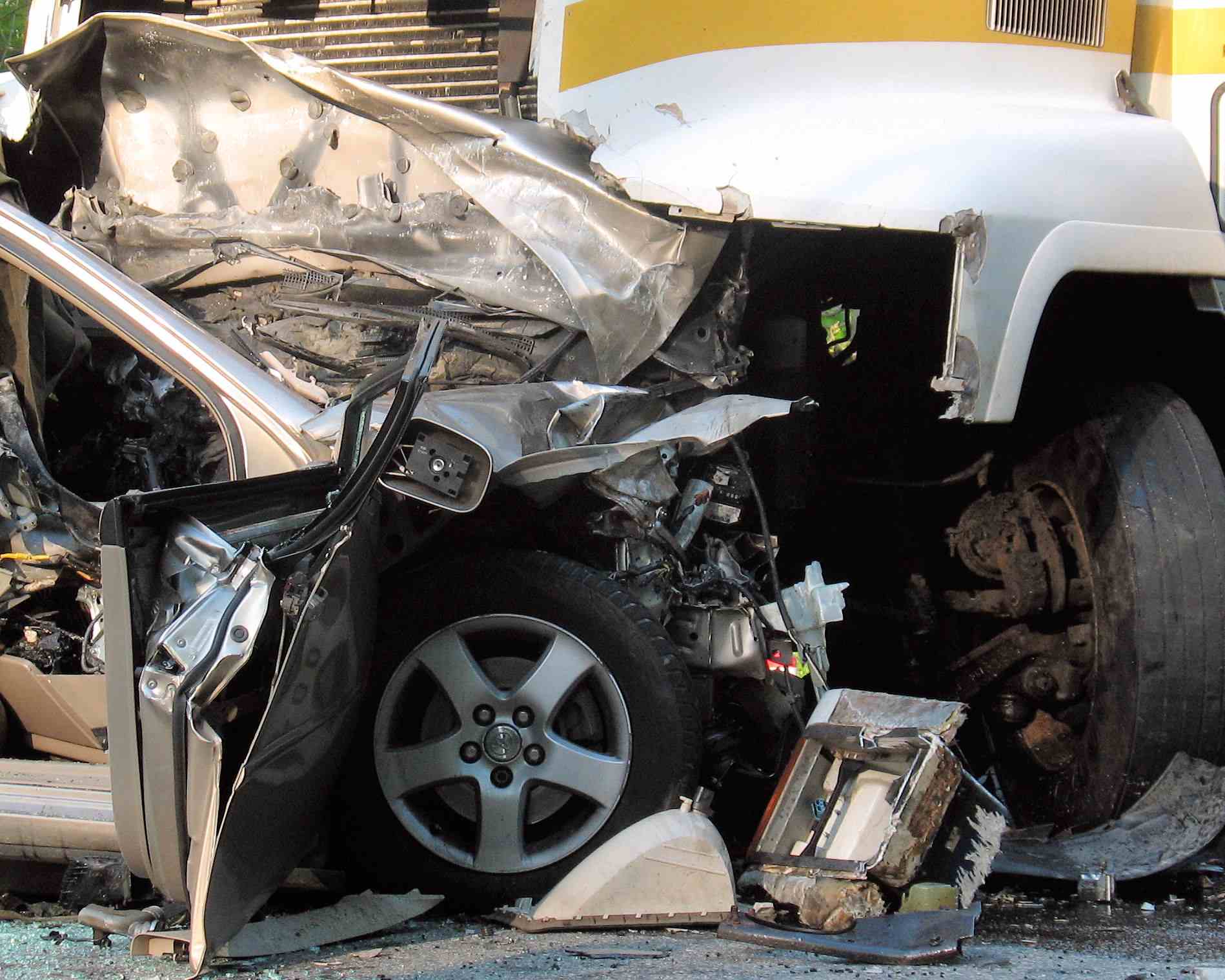 Determining fault after a car accident may be more complicated than looking at which vehicle hit the other.
