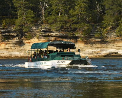 WI Ducks on Wisconsin River