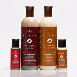 Adama Minerals Shampoo & Conditioner Shine Intense Formula- Vegan Hair Care