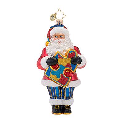 Christopher Radko 2013 A Very Important Piece Autism Awareness Ornament