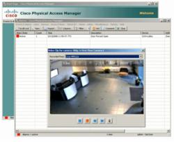 Screen shot of Cisco's physical access manager