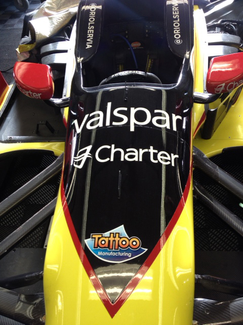 Tattoo Manufacturing Sponsors Indy 500 Race Car