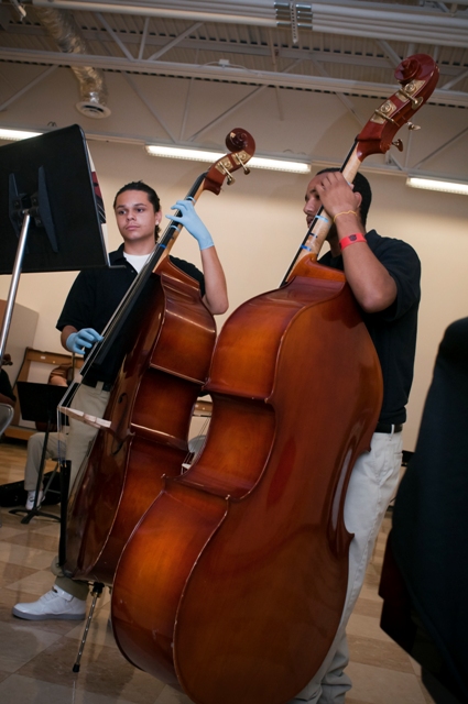 Christel House Academy students in strings class