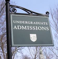 Admissions Sign