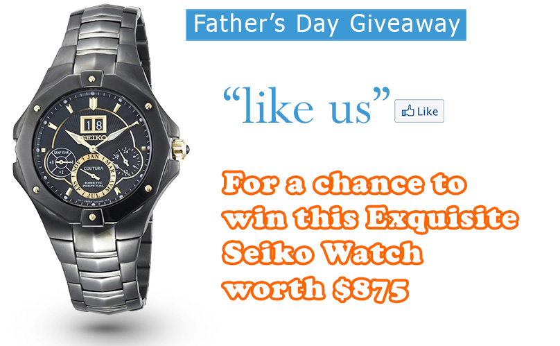  Announces Father's Day Gift Guide and a Super Giveaway  for the Facebook Fans