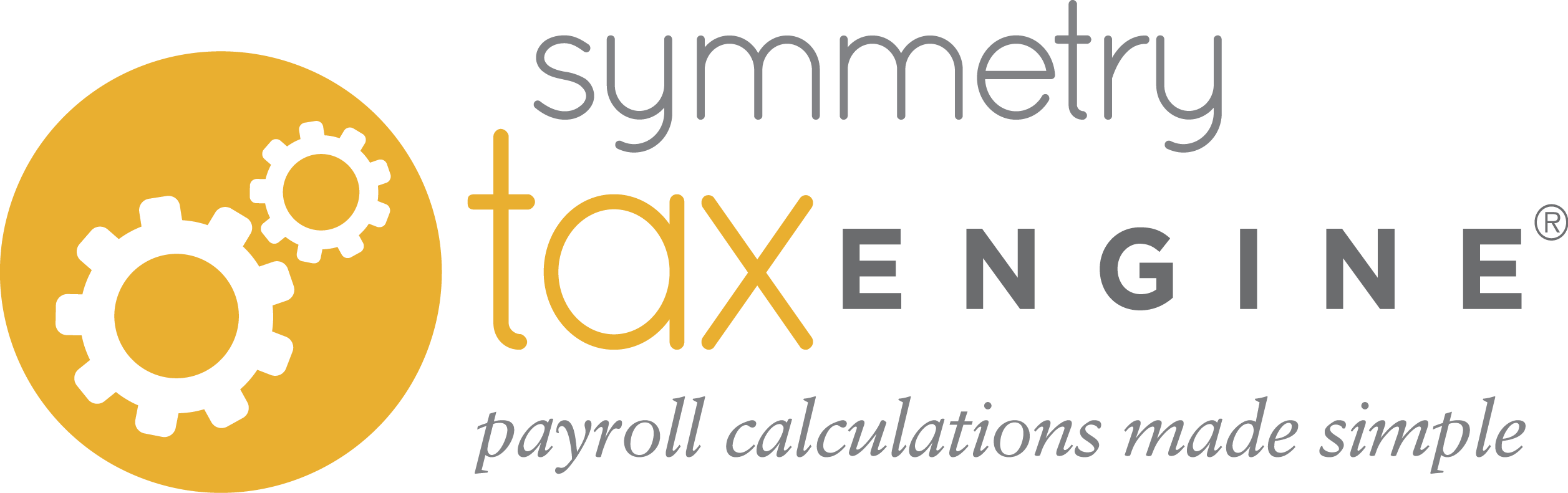Symmetry Tax Engine, calculates payroll withholding and employer taxes for Federal, State, Puerto Rico, and US Territories.