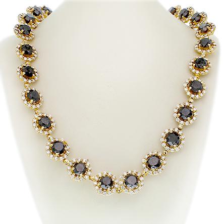 Announcing the Release of the Black Diamond Halo Necklace by Avianne & Co.