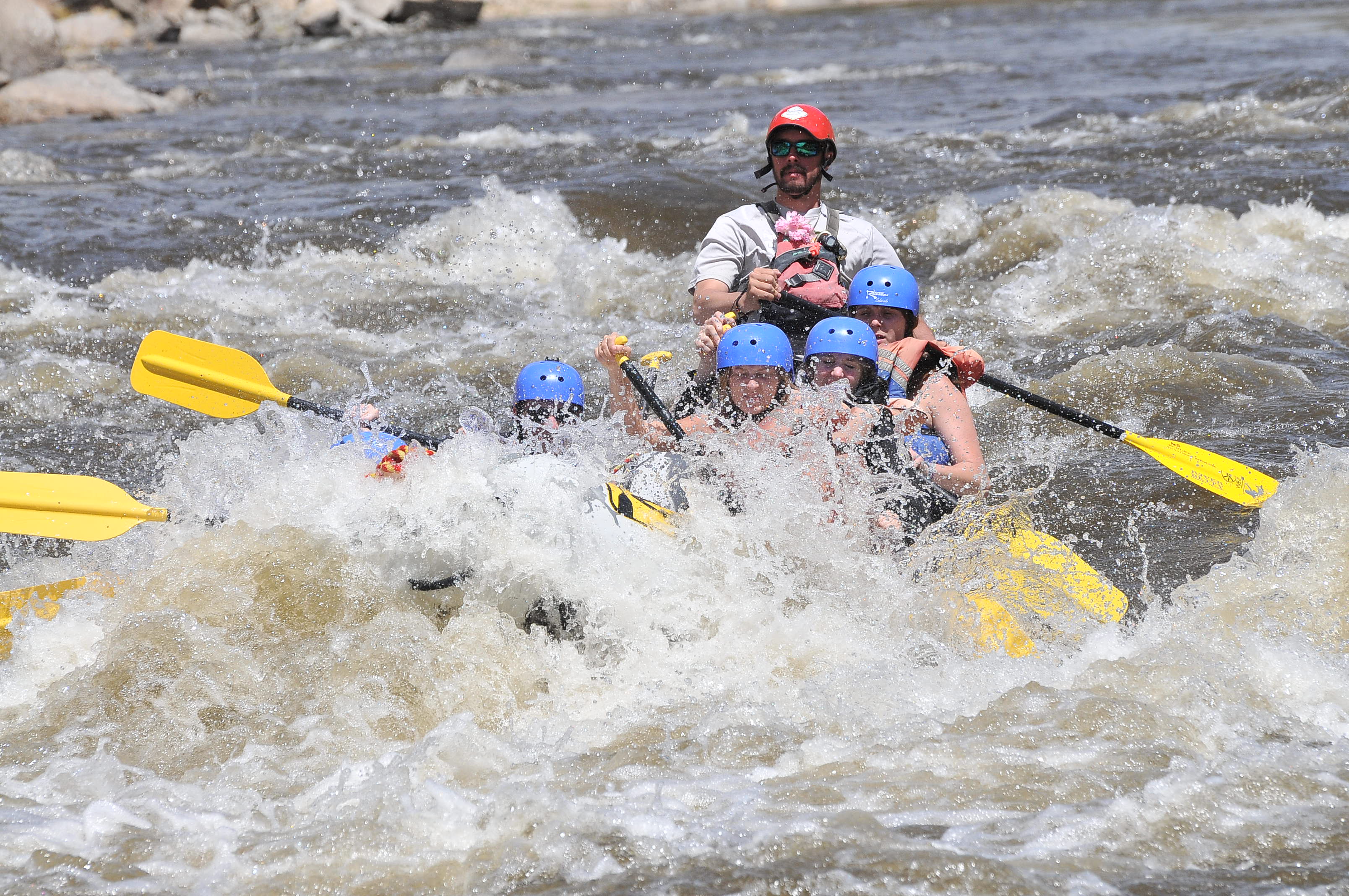 Colorado whitewater rafting on the Arkansas River.