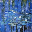 Monet Blue Water Lilies  lit with SoLux lighting at the Musee d'Orsay