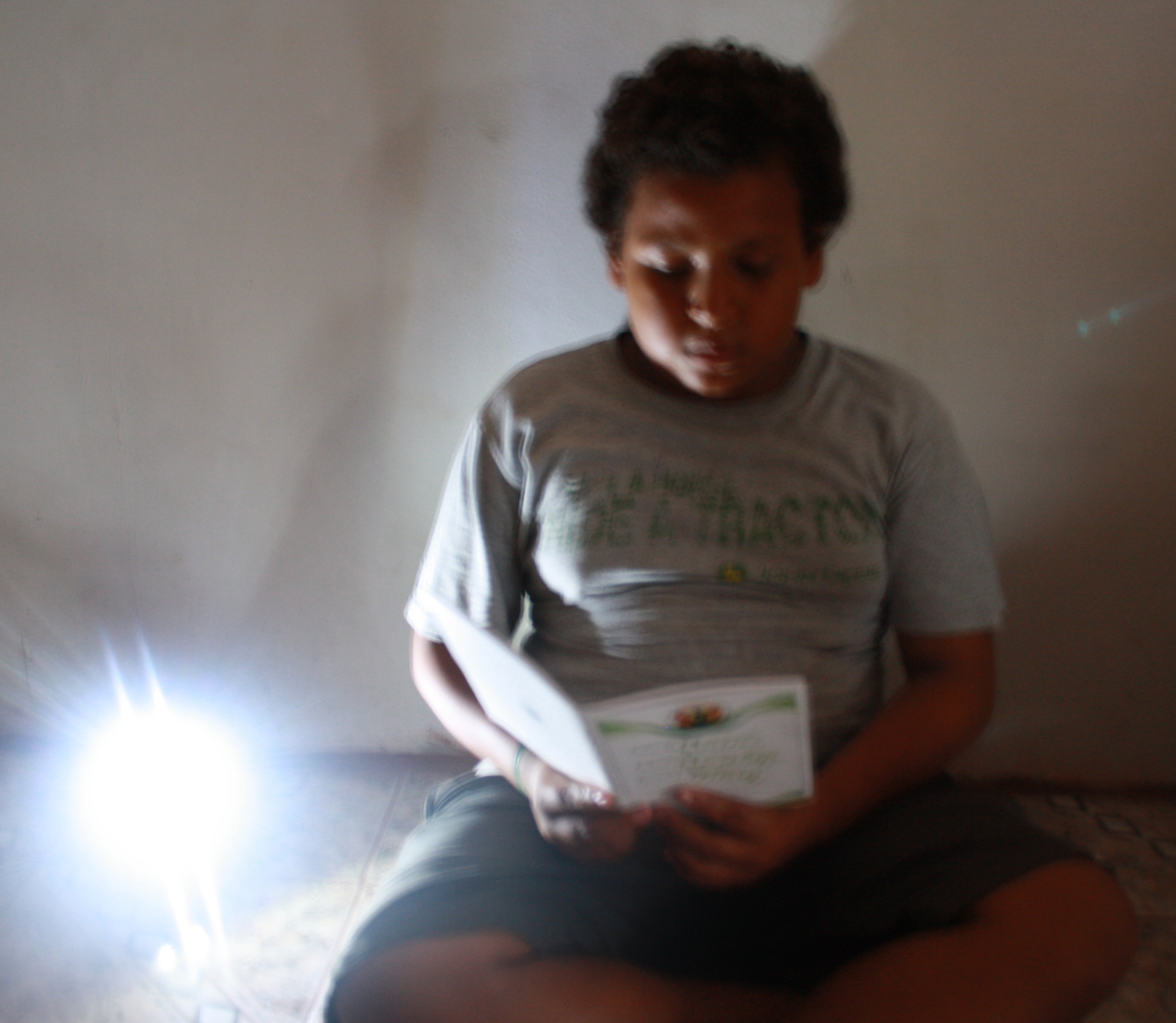 Solar lights from the Grid Earth Project enhance education.