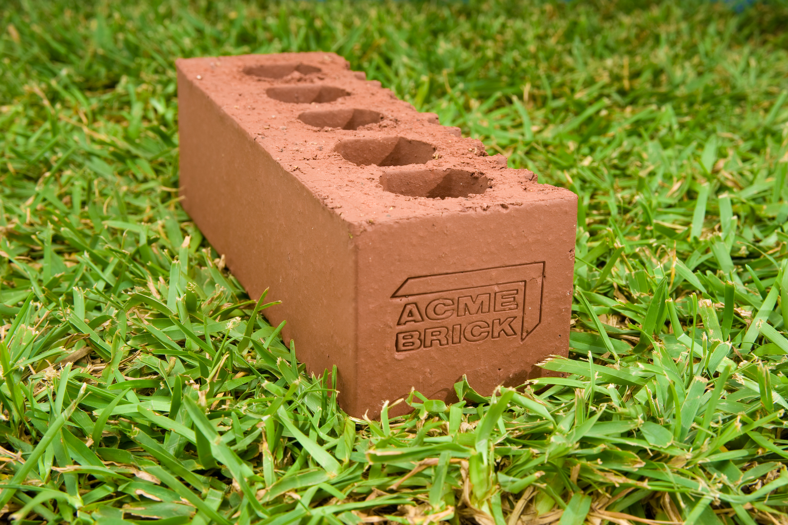 The Acme Brick logo is stamped into the ends of select brick.  Acme is the only brick manufacturer in America that "brands" their brick with a logo.