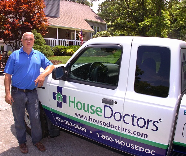 Tony Woods of Johnson City one of the newest entrepreneurs to has open a House Doctors. He now offers home repair and home improvement services in the Tri-Cities area Tennessee. Ned Jilton II photo