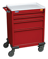 Standard Four Drawer Emergency Cart