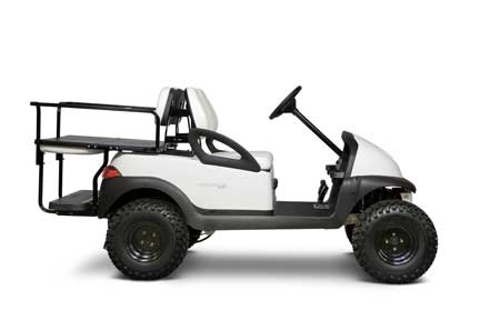 Club Car's Gold and Silver Standard Factory Remanufactured Precedent Golf Cars come in two- and four passenger models.