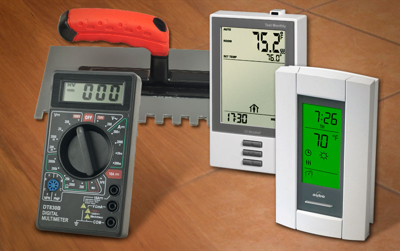 Infrafloor Thermostats and Installation Accessories