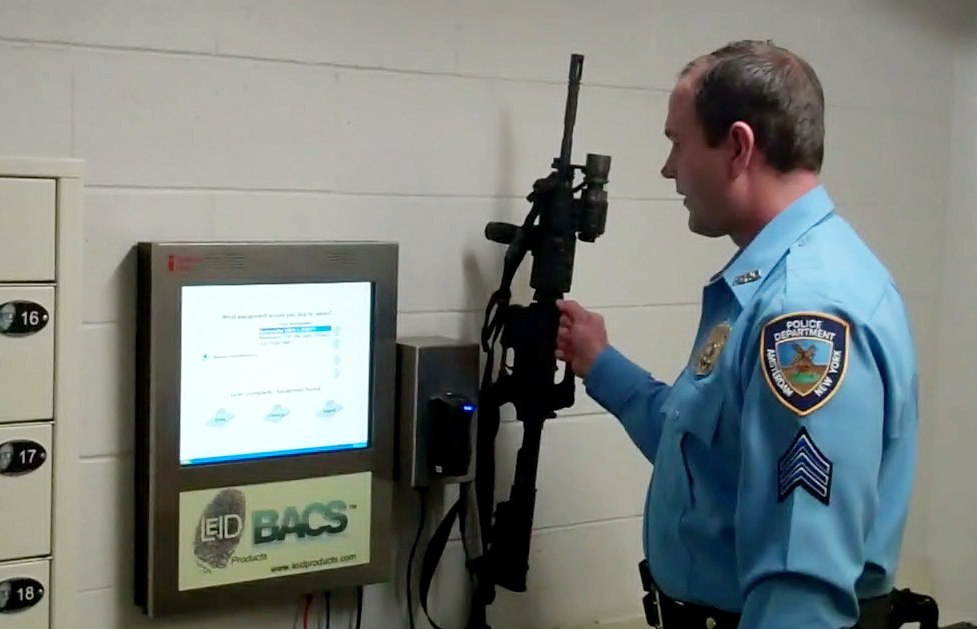 BACS ID Station Uses Biometric and RFID Technology to Track Department Assets