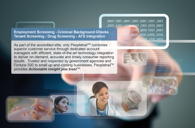 Peopletrail background check and screening service solutions